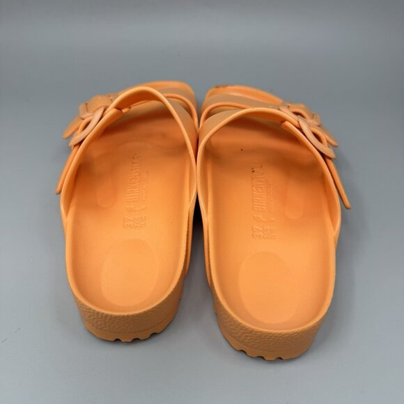 Birkenstock Women’s 7 Arizona EVA Double Strap Buckle Sandals Papaya - Picture 5 of 7